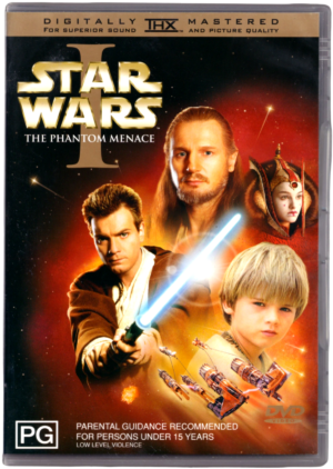 Star Wars Episode 1: The Phantom Menance DVD (2001 Release)
