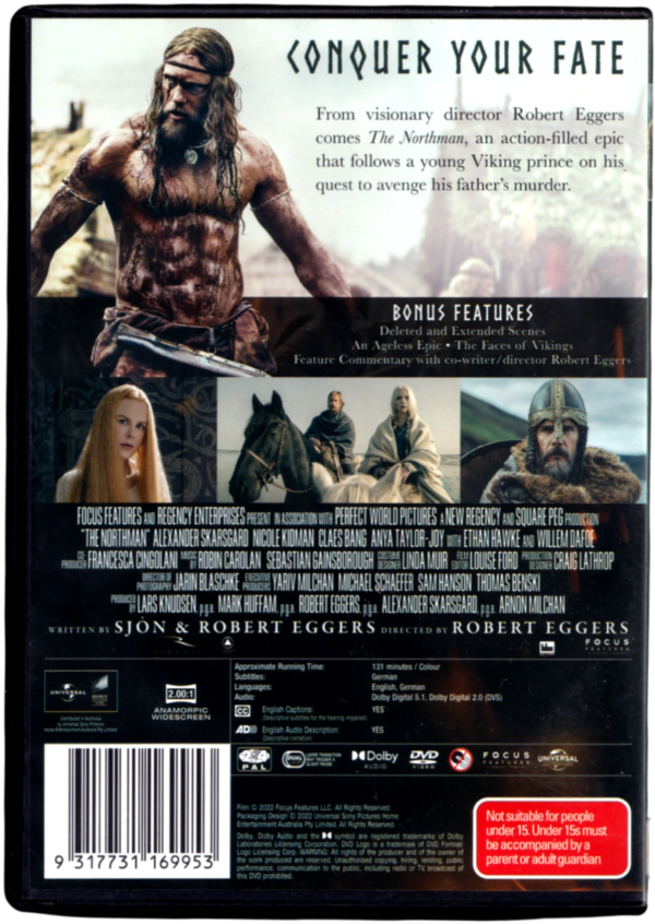 The Northman DVD